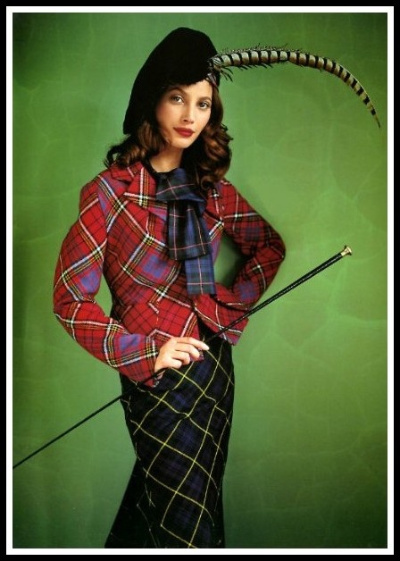 Vivienne Westwood Tartan Looks '90s – CR Fashion Book