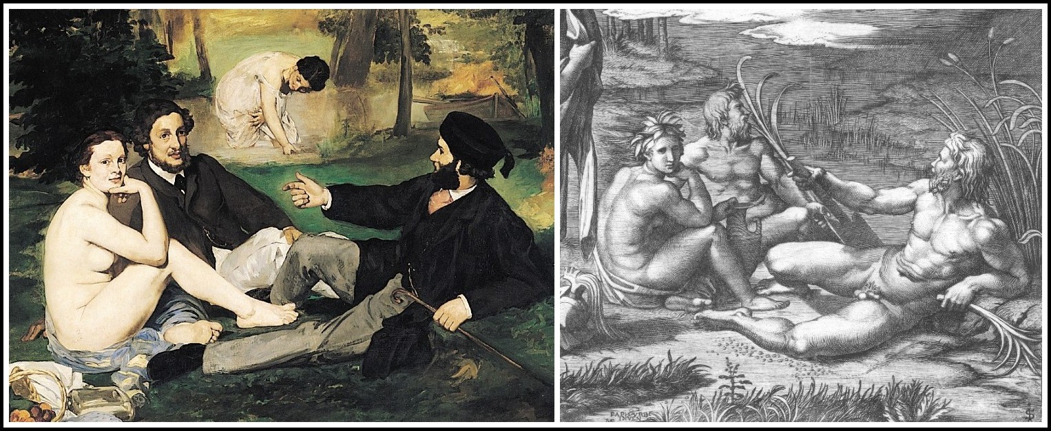 4-2-manet-dejeuner-sur-herbe-raimondi-raphael-judgment-paris