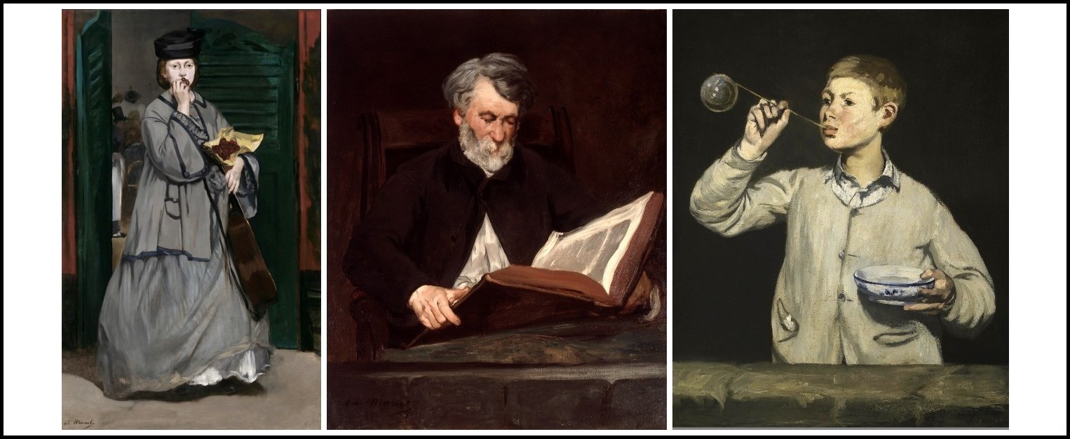9-manet-boy-blowing-bubbles-1867-reader-1861-street-singer-1862