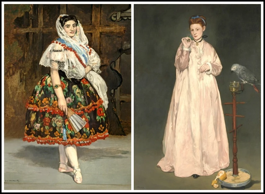 1-manet-lola-de-valence-1862-woman-parrot-1866