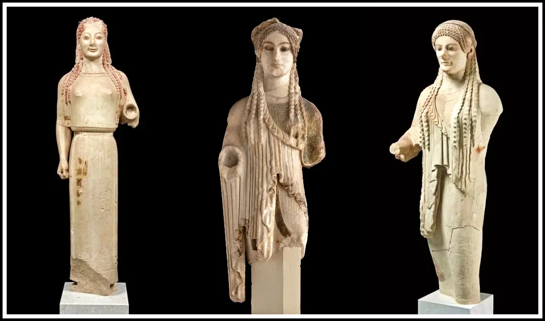 11-three-kore-greek-600-500-bc