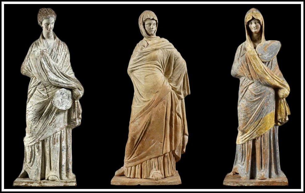 18-tanagra-figurines-greece-325-250-bc
