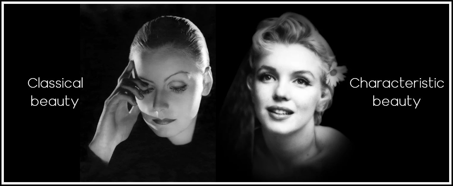 2-greta-garbo-classic-beauty-marilyn-monroe-characteristic-beauty