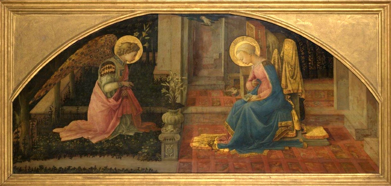 4-fra-filippo-lippi-the-annunciation-1448