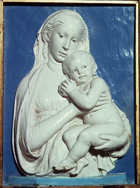 5-luca-della-robbia-madonna-della-mela-1450